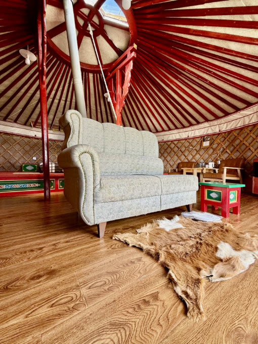 Luxe Double Bed Ger interior